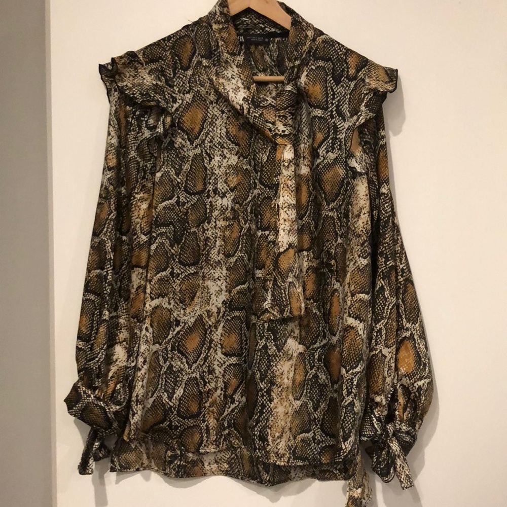 Animal Print Blouse